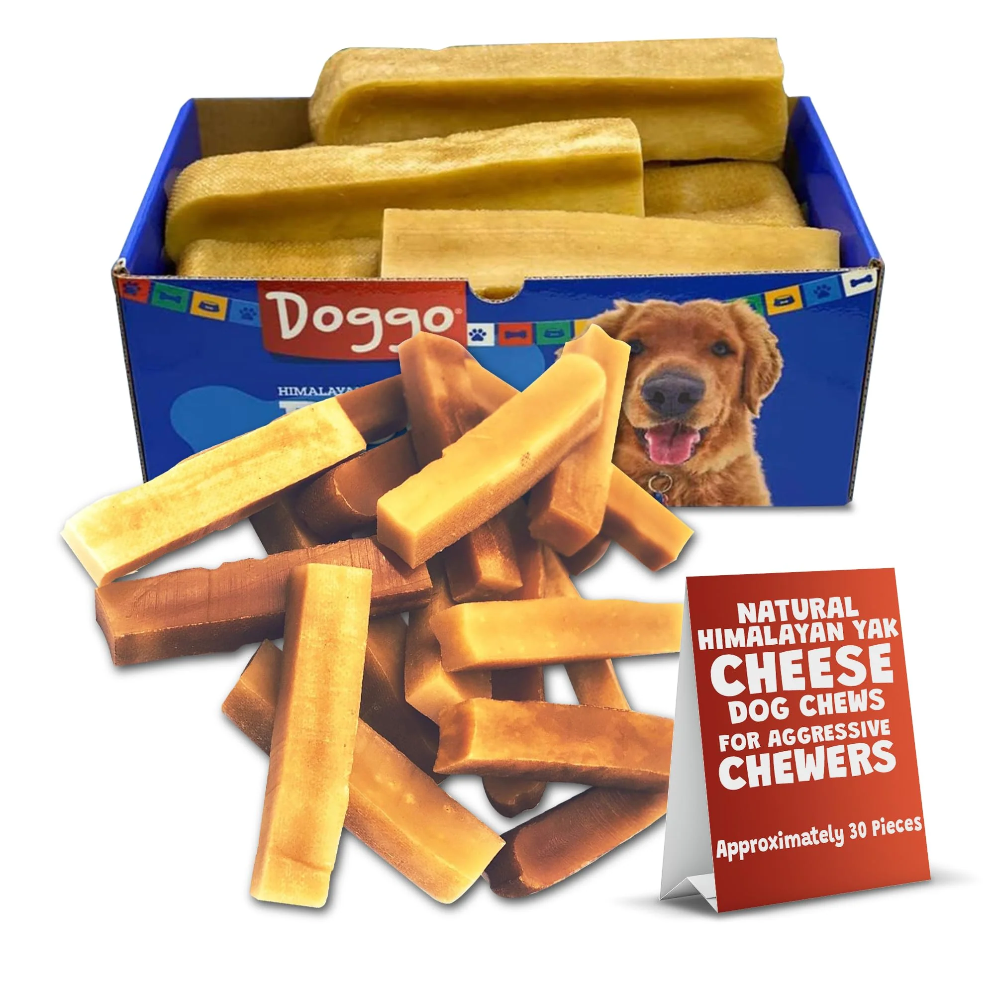 Specialty Doggo Dog Chew – Premium Yak Cheese Himalayan Dog Treats for All Sizes Long-Lasting Rawhide- Elegant