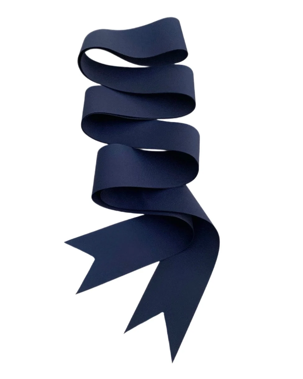 Fine Crafted Navy Grosgrain Ribbon – Long Fast
