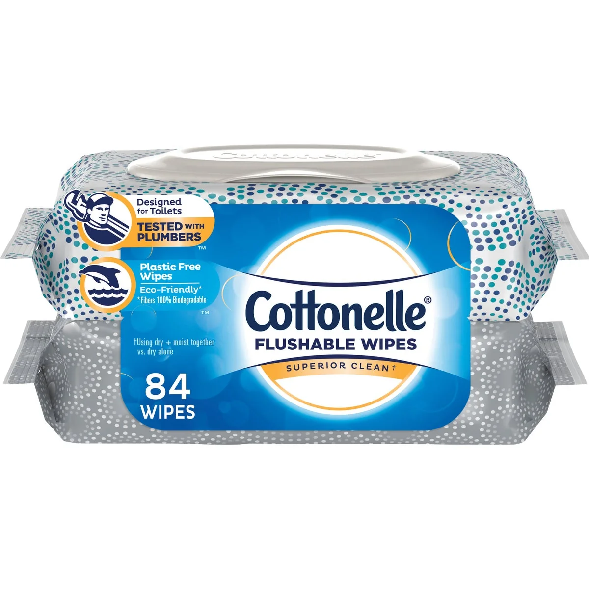 Safe Cottonelle Flushable Wet Wipe 84 Count Exceptional