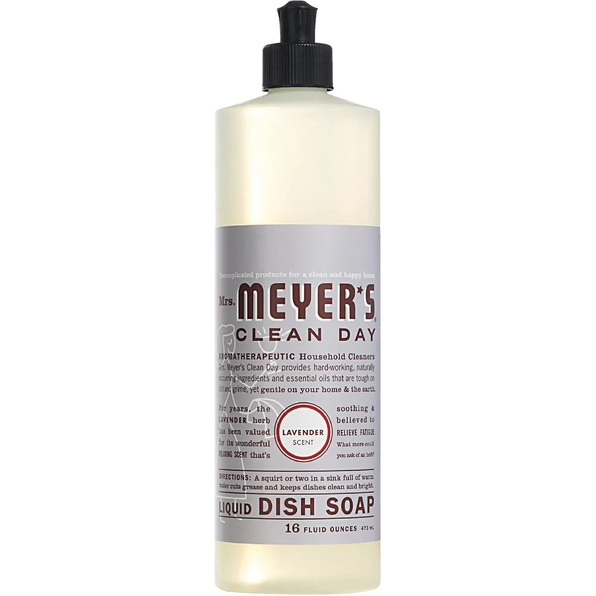 Comfortable Mrs. Meyer’s Clean Day 16 Oz. Lavender Scent Liquid Dish Soap Crafted