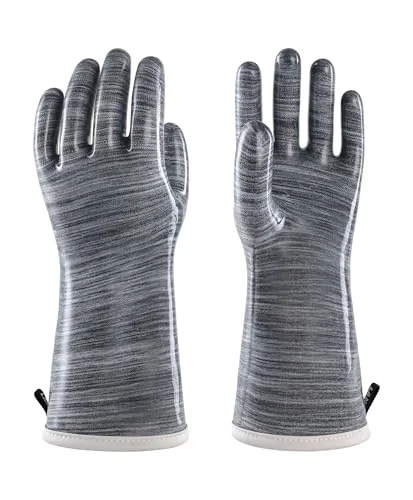 World-Class wahoo 12 Inch Liquid Silicone Oven Mitts Minimalist