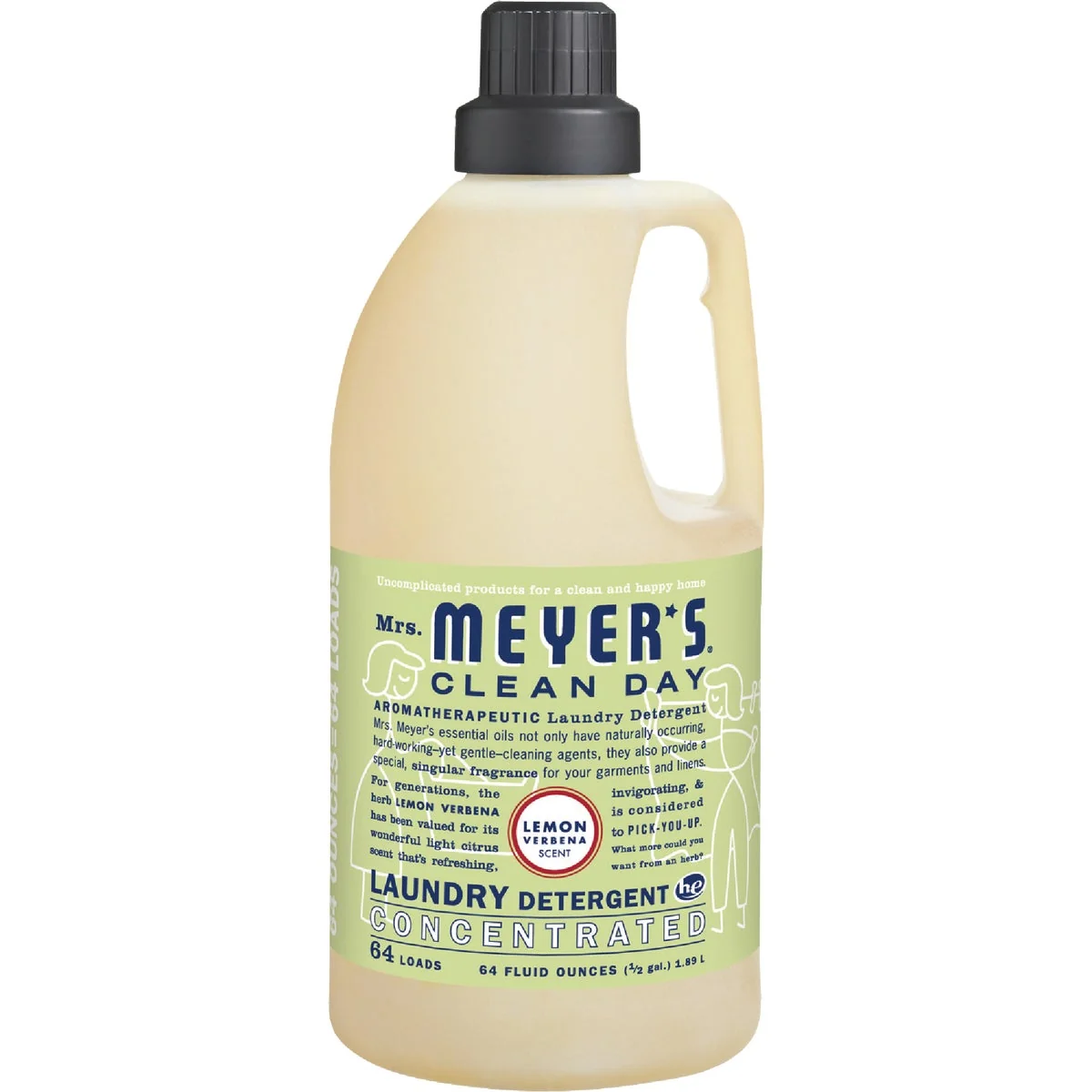 Official Mrs. Meyer’s Clean Day 64 Oz. Lemon Concentrated Laundry Detergent Superior
