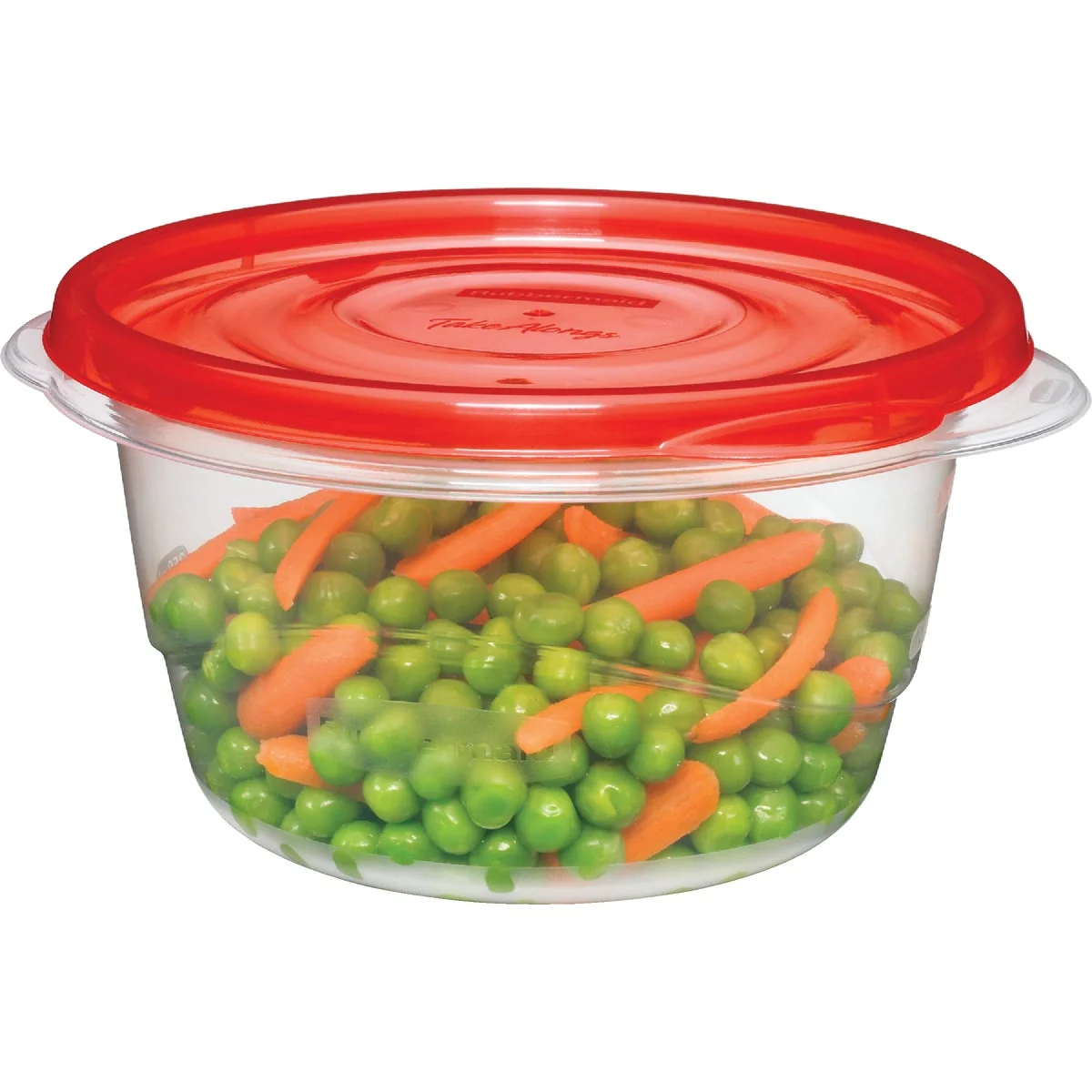 Exclusive Rubbermaid TakeAlongs 3.5 C. Clear Round Food Storage Container with Lids 4-Pack Stylish