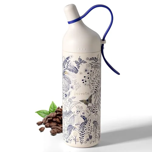 Exclusive 26oz Ceramic Lined Water Bottle with Straw and Lid Classic