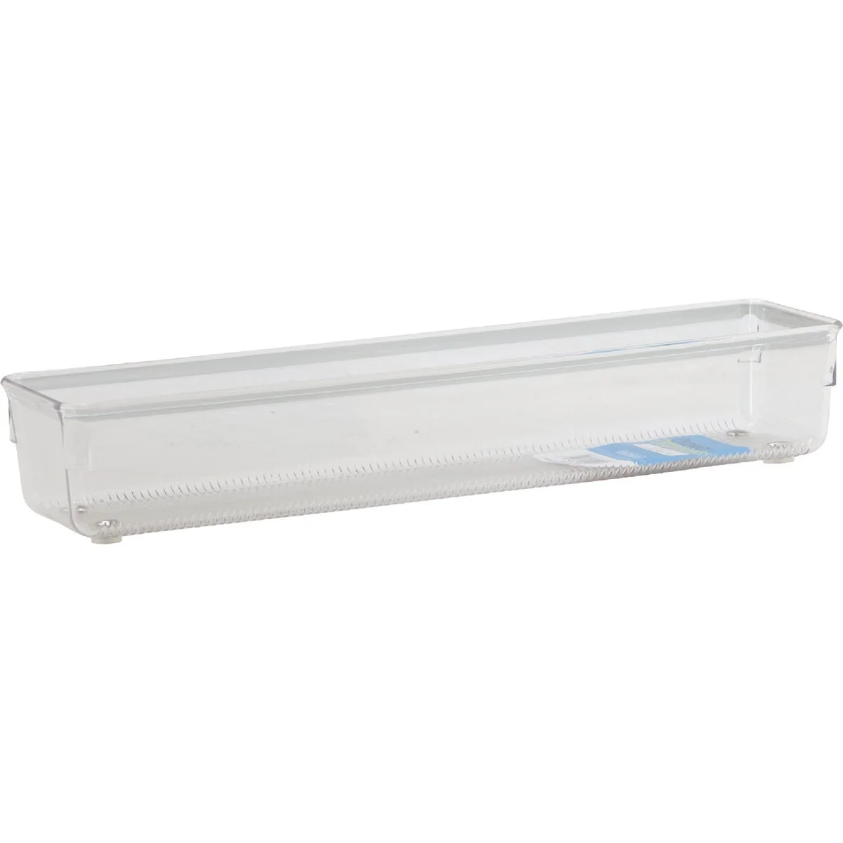 Dependable Interdesign Linus 3 In. x 12 In. x 2 In. Clear Drawer Organizer Flexible