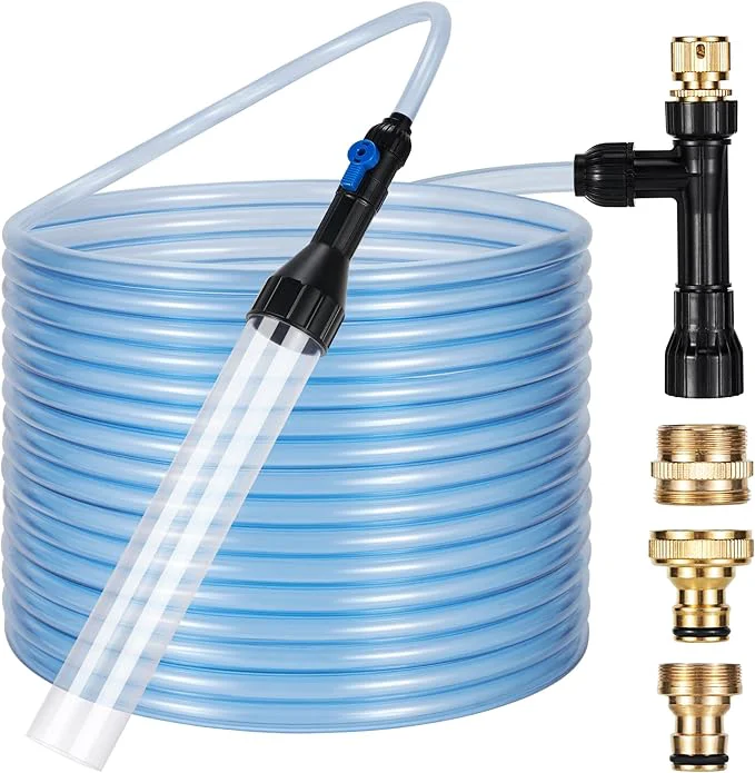 Artisan DXOPHIEX Gravel Vacuum for Aquarium Fish Tank Siphon Aquarium Water Changer Lightweight