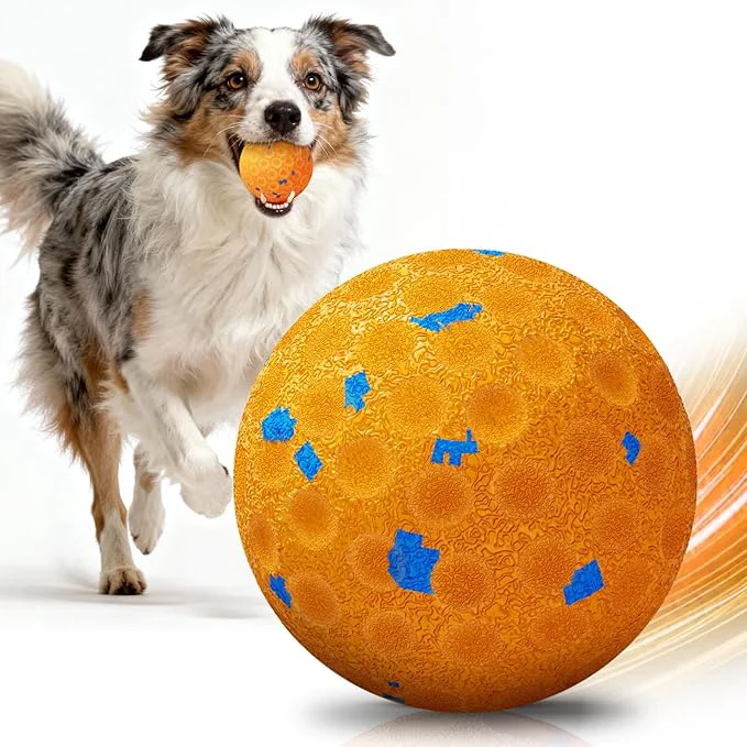 Superior Interactive Dog Toys – Chew-Proof Dog Ball for Aggressive Chewers Self-Moving Automatic Vibration with 3 Modes IP54 Waterproof E-TPU I for Medium and Large DogsAbout This Fine