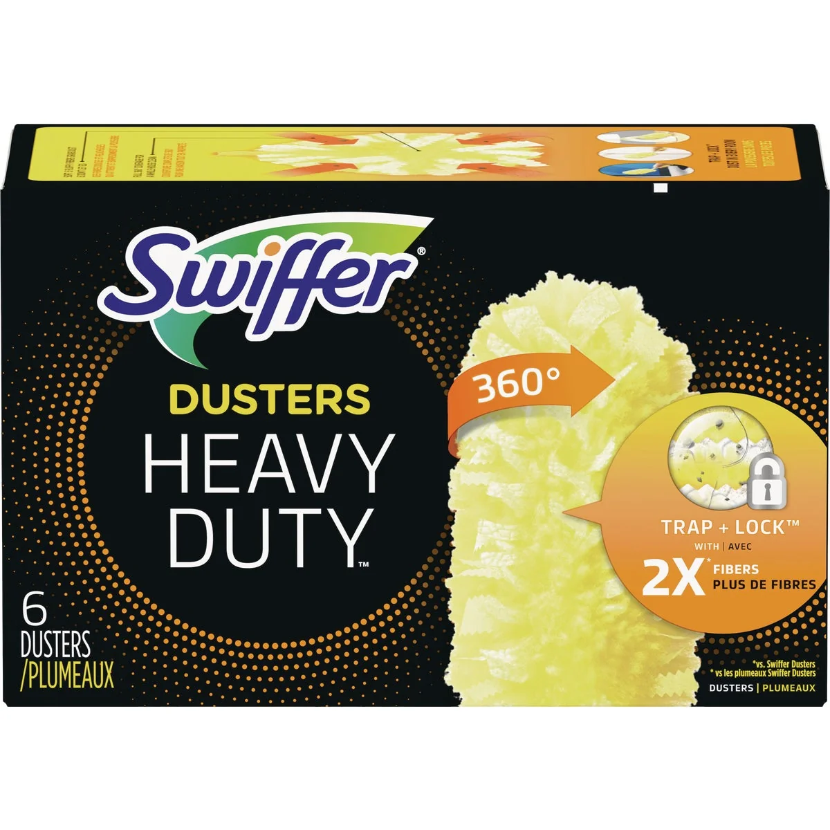 Solid Swiffer 360 Degrees Dust Cloth Refill 6-Count Environmentally Friendly