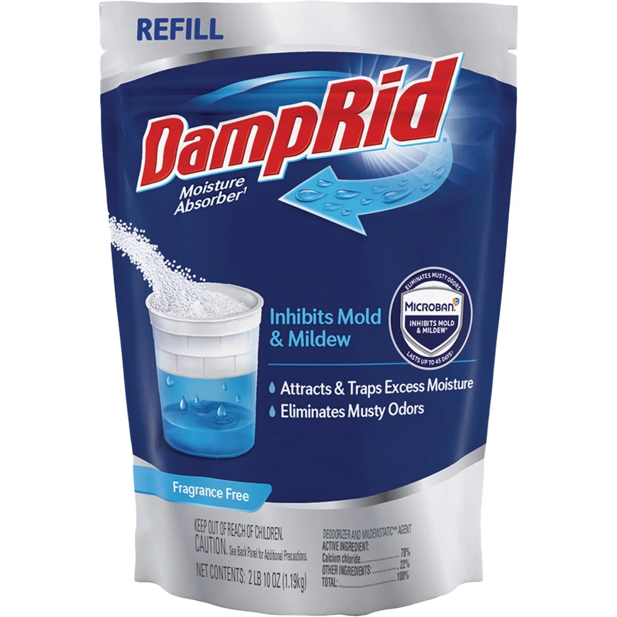 Safe DampRid 42 Oz. Fragrance Moisture Absorber Refill with Microban Genuine