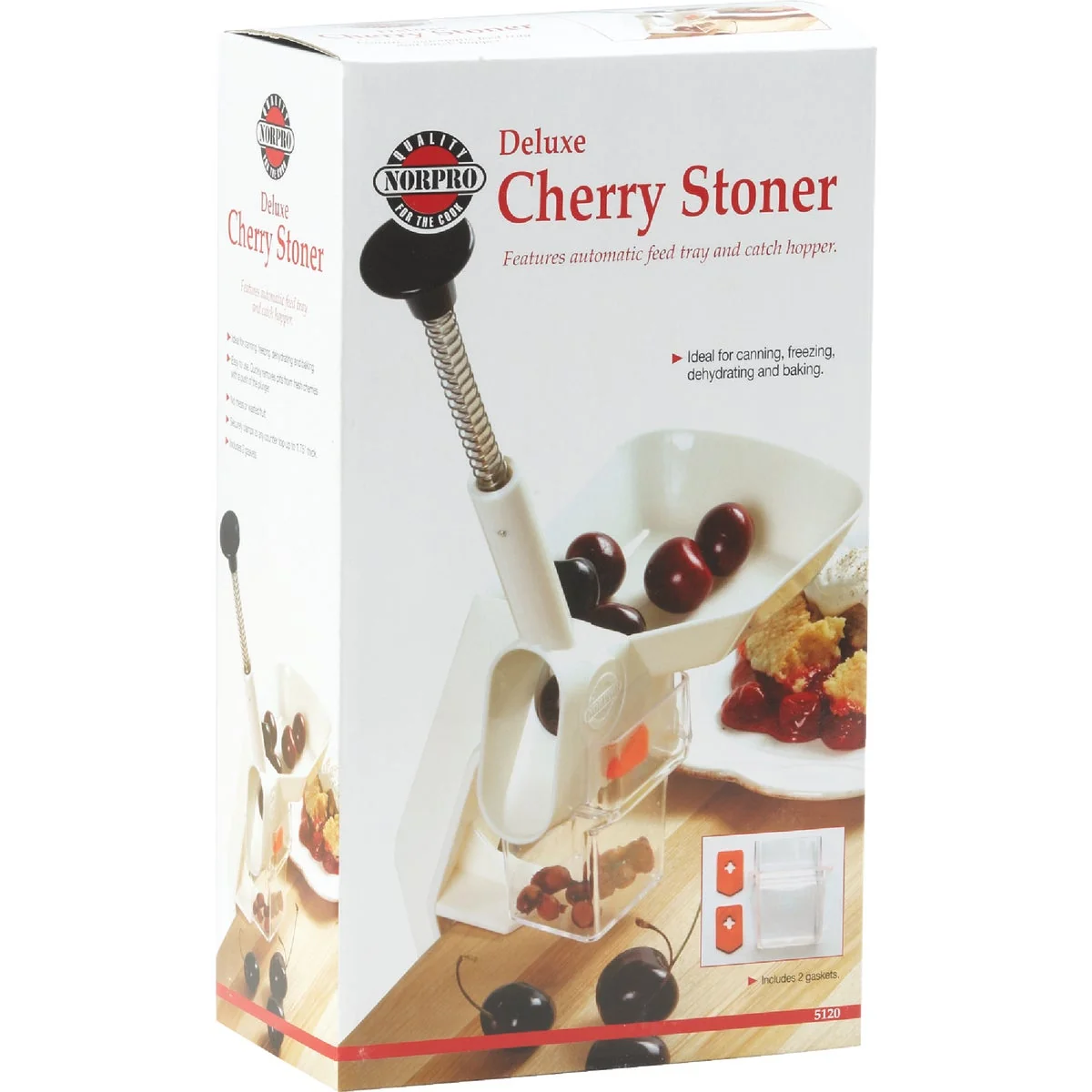Clean Norpro Clamp-On Base Cherry Stoner Pitter Convenient