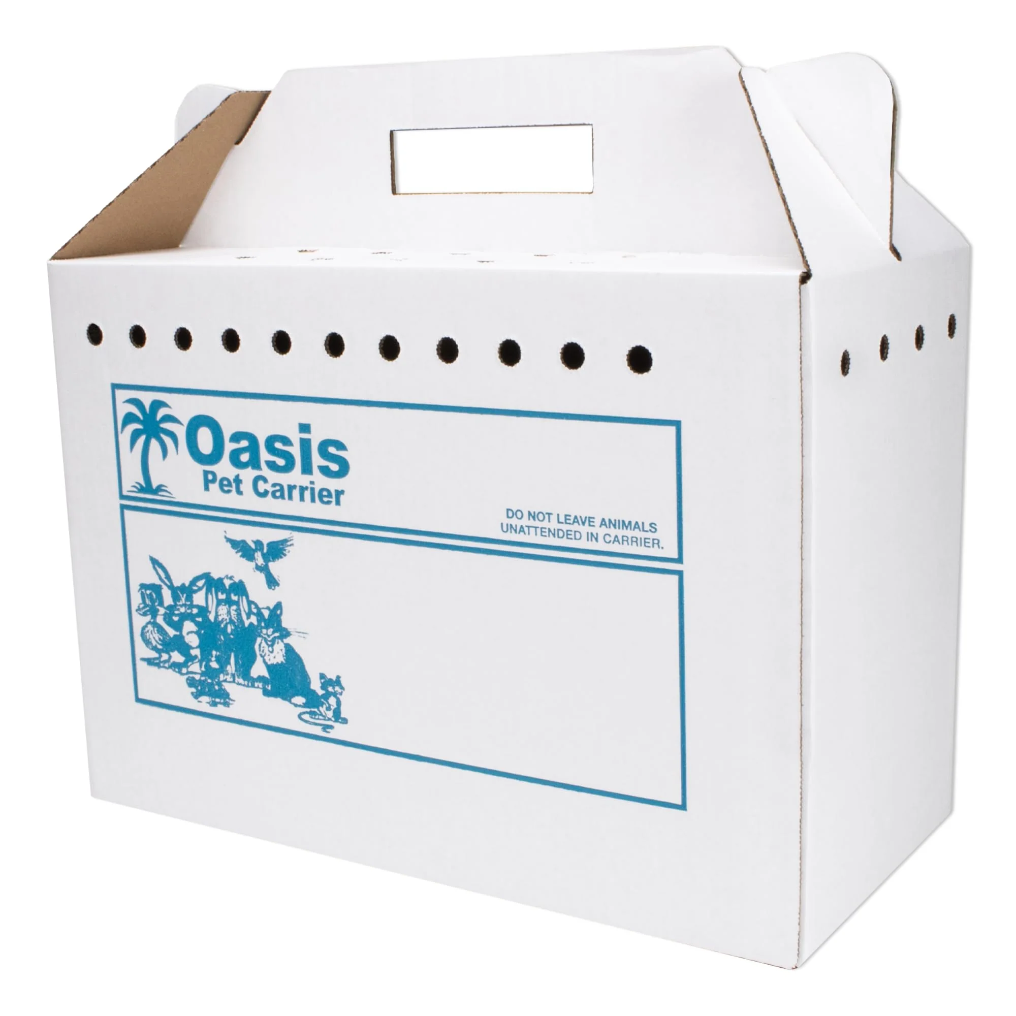 Genuine American Health Service Disposable Cardboard Pet Carrier – 12 Case Sturdy Eco-Friendly Carrier Effective