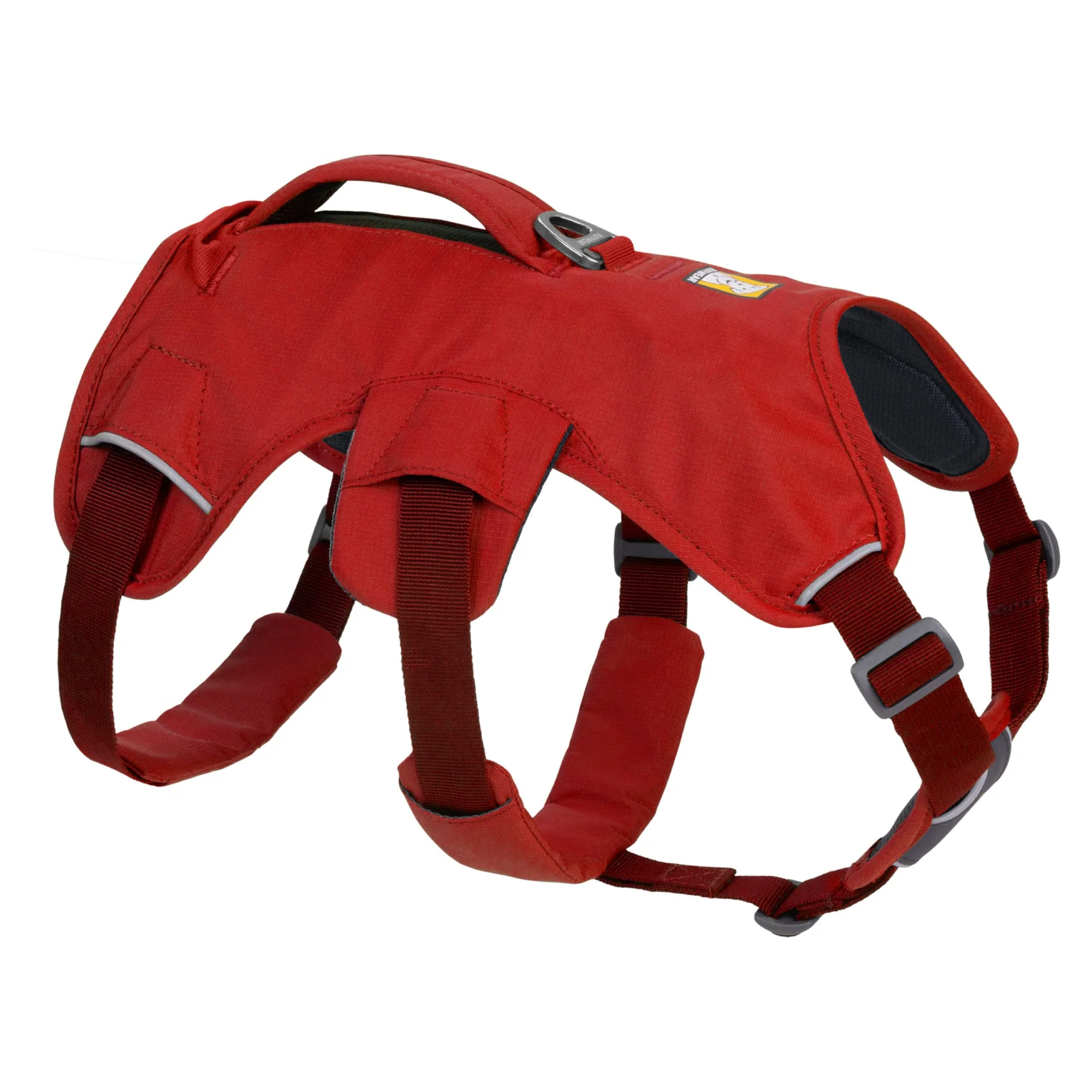 Original Design Ruffwear Web Master Harness – Multi-Use Support for Hiking and Mobility Small Red Sumac Solid