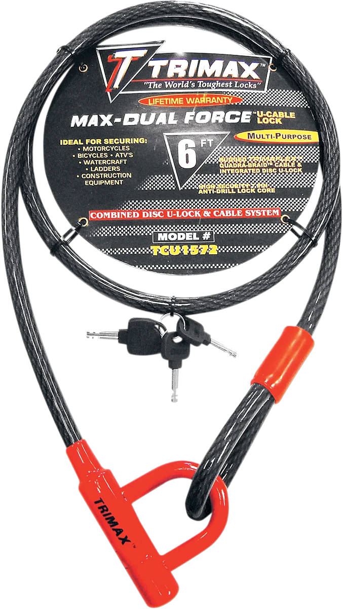 Green TRIMAX U-Lock and Cable Locks – 72 TCU1572 Elegant