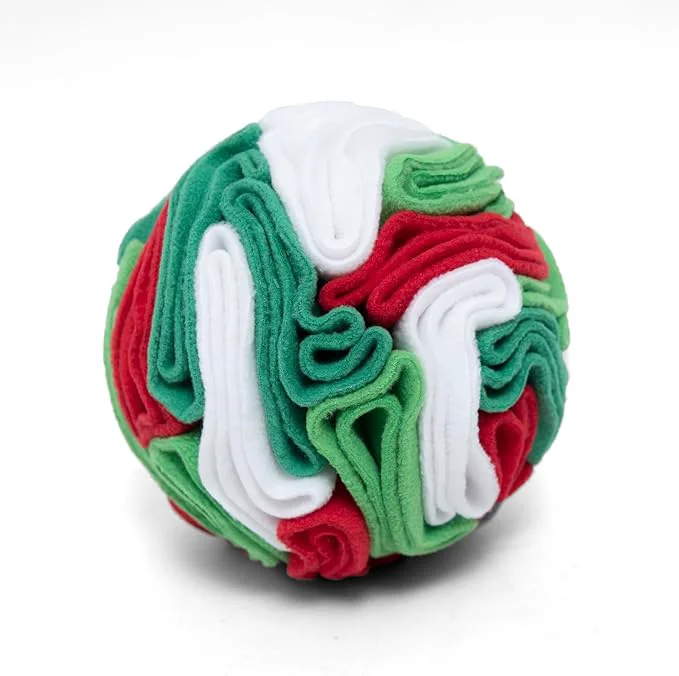 Verified Multi-Color Snuffle Ball for Dogs Nature-Themed Camouflage Slow Feeder Toy Dirt-Hiding Design for Indoor Outdoor Mental Enrichment Puzzle Game for All Breed Sizes Machine WashableAbout This Lightweight