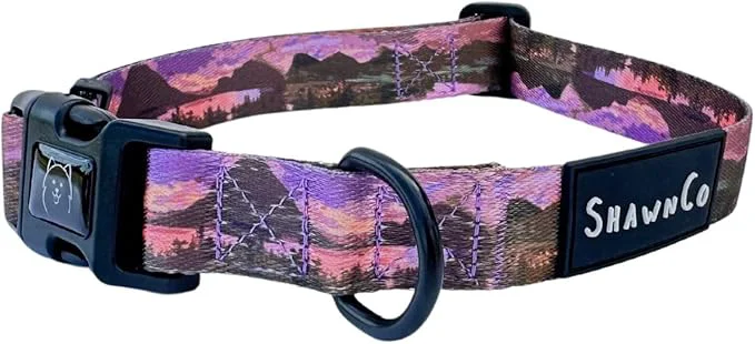 Dependable ShawnCo Dream Walk Dog Collar- Premium Adjustable and Comfortable Pet Collar Relaxed