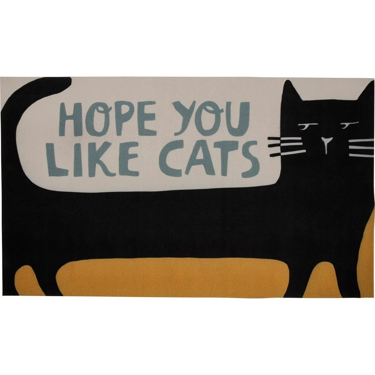 Premium GB x Catnip Crazed Hope You Like Cats Doormat Entryway Indoor Outdoor Rug 34 x 20 Durable
