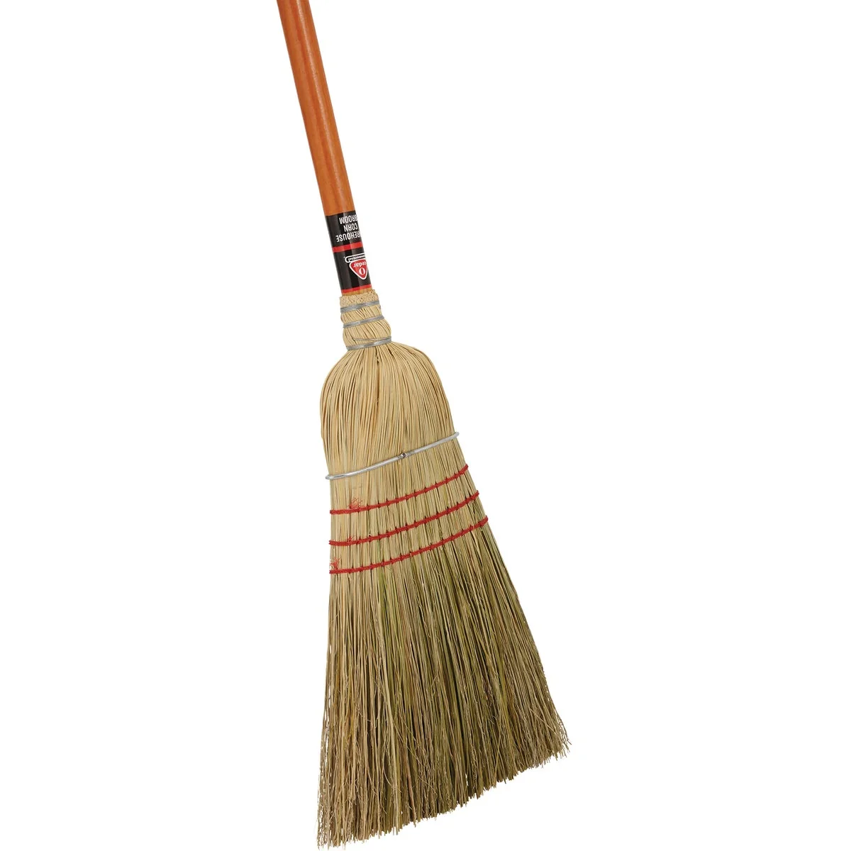Selected Nexstep 10 In. W. x 56 In. L. Painted Wood Handle Commercial Warehouse Corn Broom Contemporary