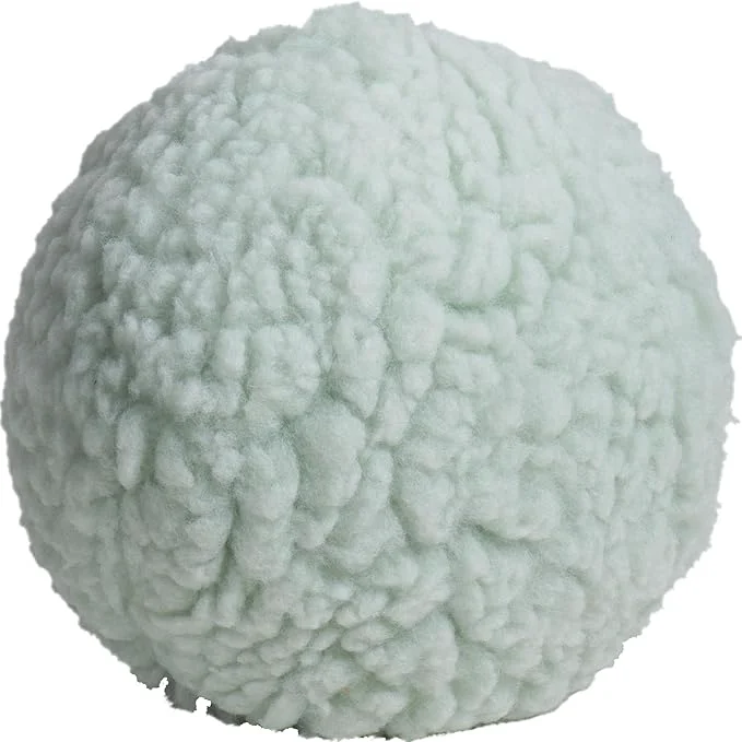 Comfortable HuggleHounds Plush Ball Dog Toy – Dog Fuzzy Toy Plush with Soft Fleece Durable for Small and Large Breeds – 8 Seafoam HuggleFleece Ball LargeAbout This Solid