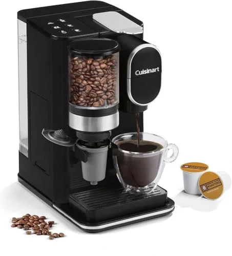 Easy-to-Use Single Serve Coffee Maker Coffee Grinder with 8 oz High-Grade