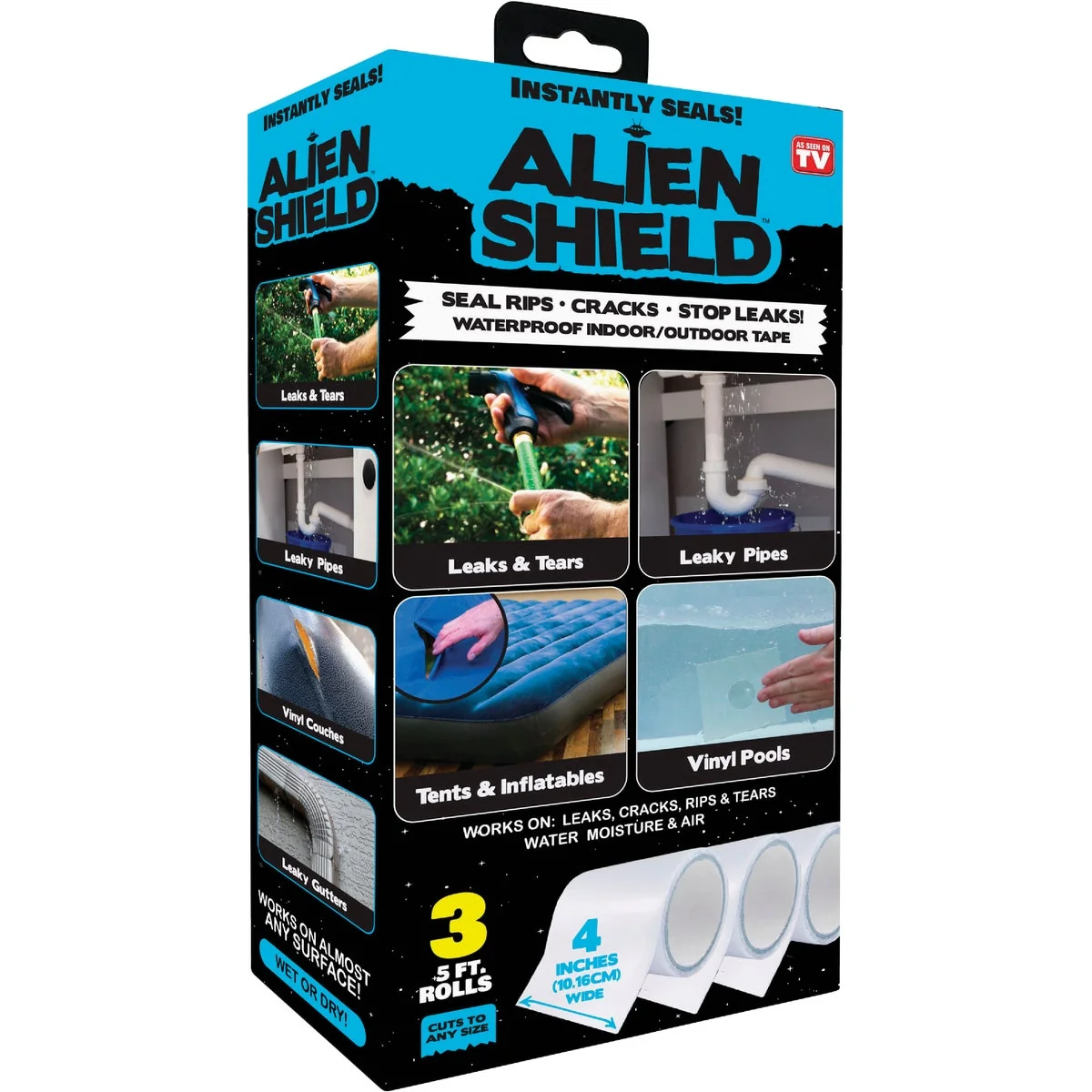 Authentic Alien Shield Waterproof Repair Tape 3-Count Fine