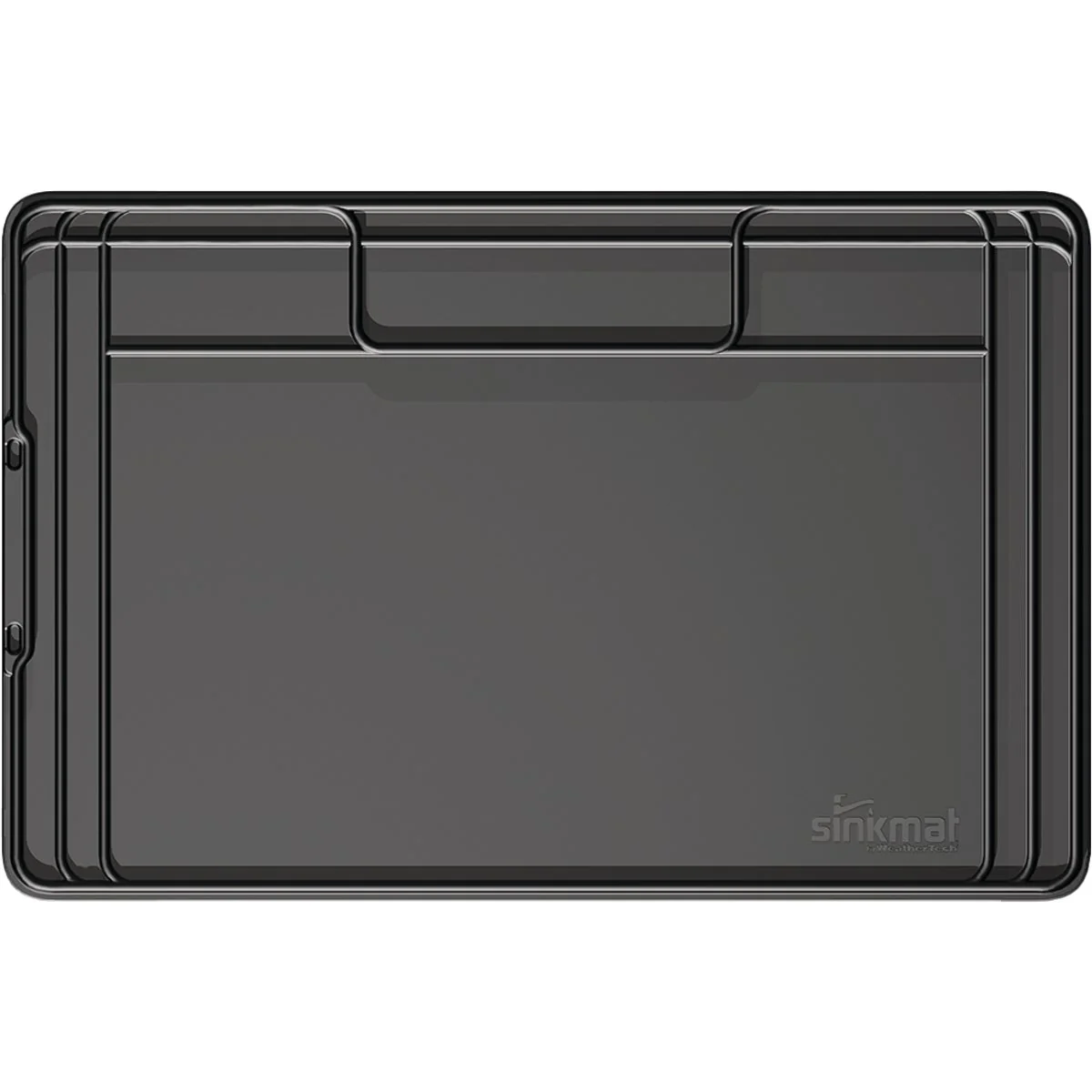 Smart WeatherTech 34.25 In. x 22.5 In. Black Under Sink Mat Consistent