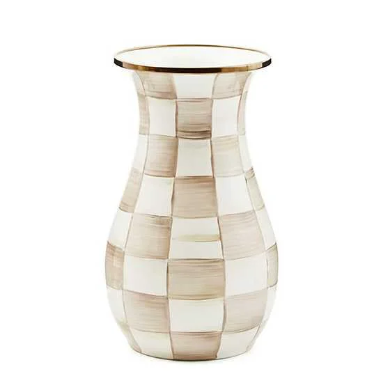 Green Enamel Tall Vase Luxury