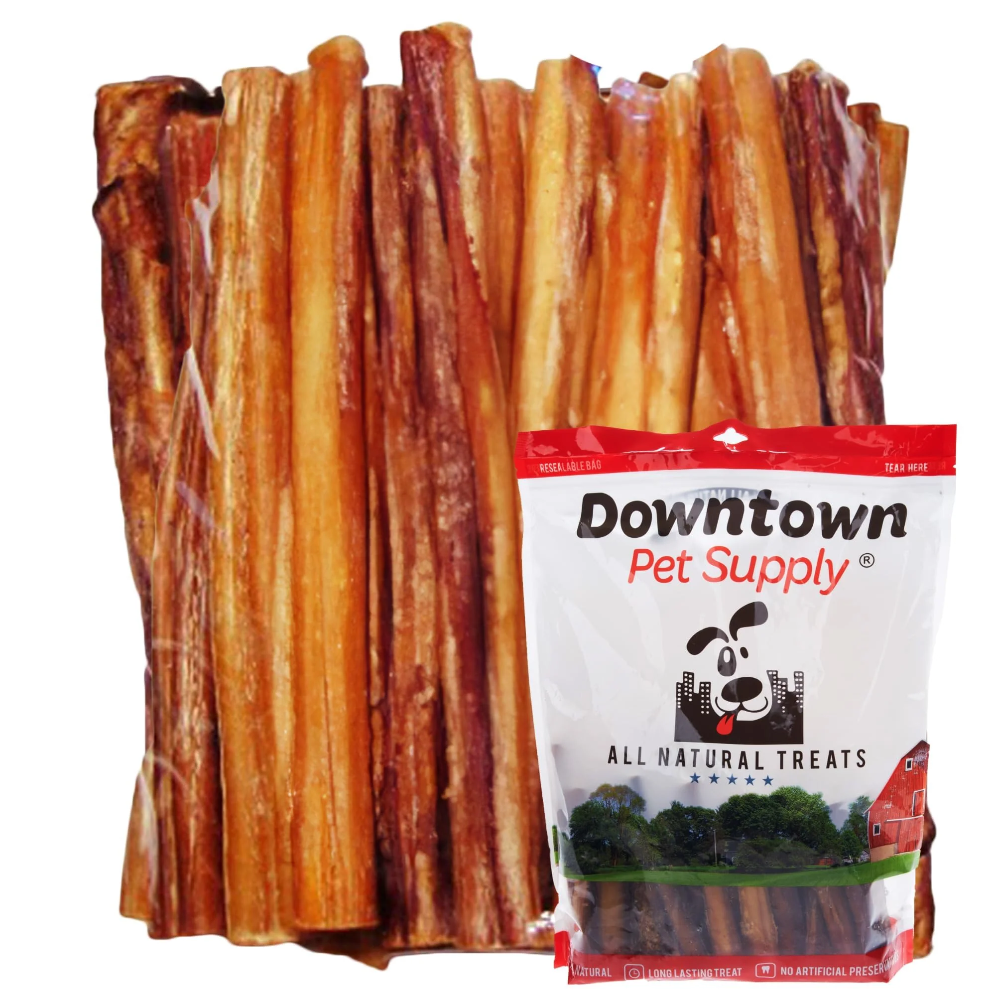 Effective Downtown Pet Supply Bully Sticks – 12 Regular 20 Pack South America Turkey Responsible