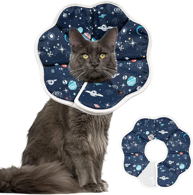 Dependable Depets Cat Cone Collar Soft Adjustable Lightweight Cat Recovery E Collar to