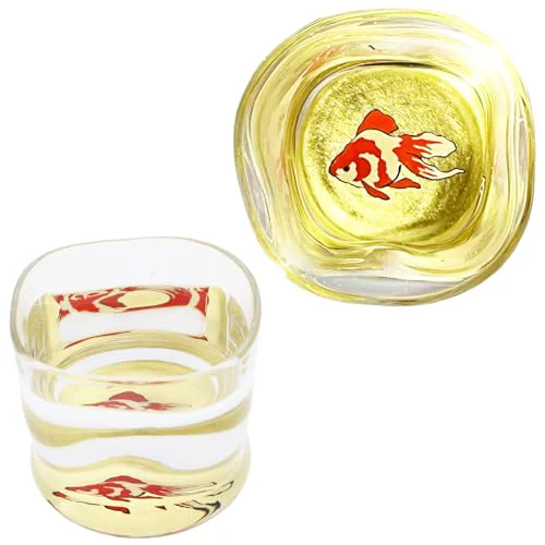 Proven Goldfish sake cup Detailed