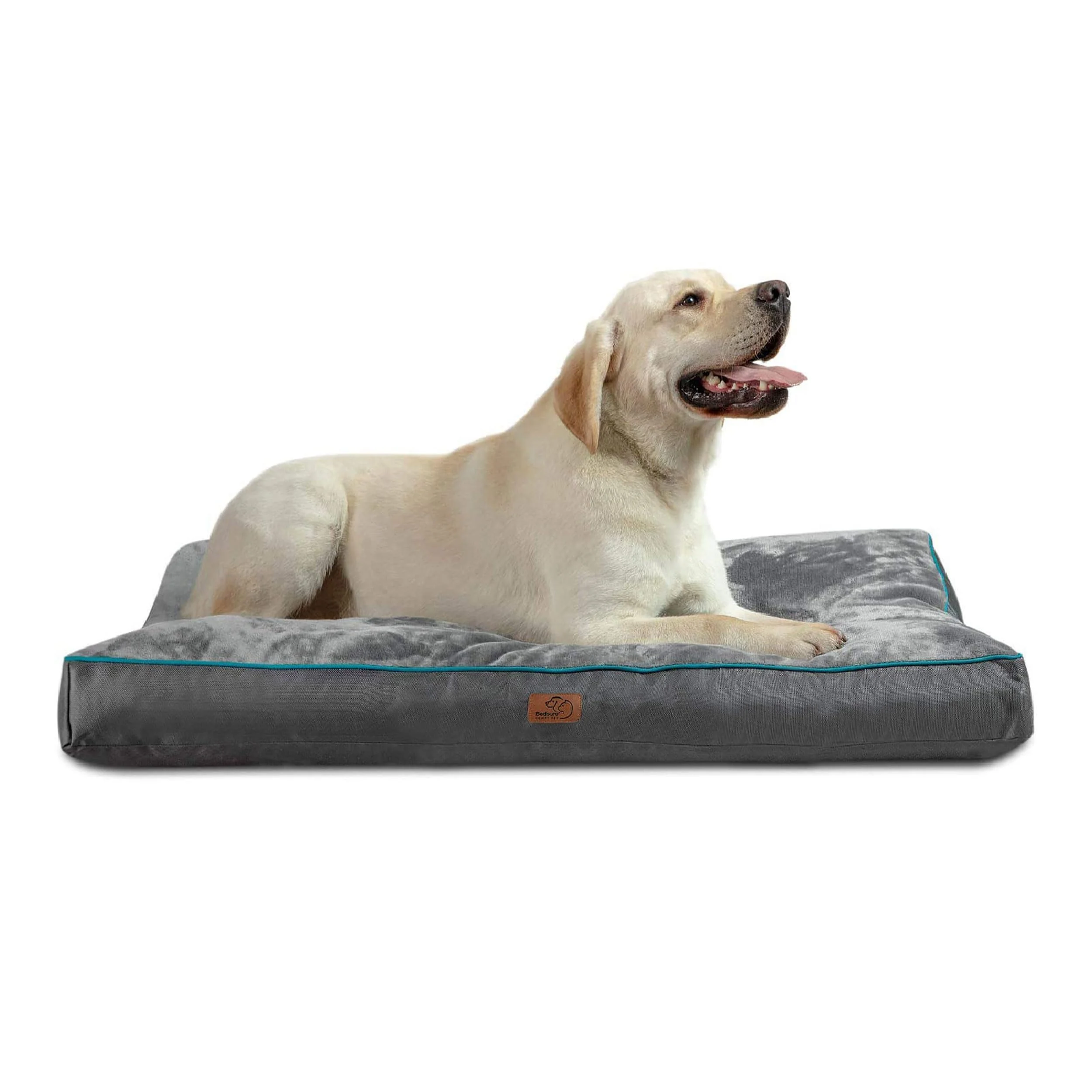 Verified Bedsure XL Washable Dog Bed – 3-Inch Thick Up to 100 lbs Grey Solid