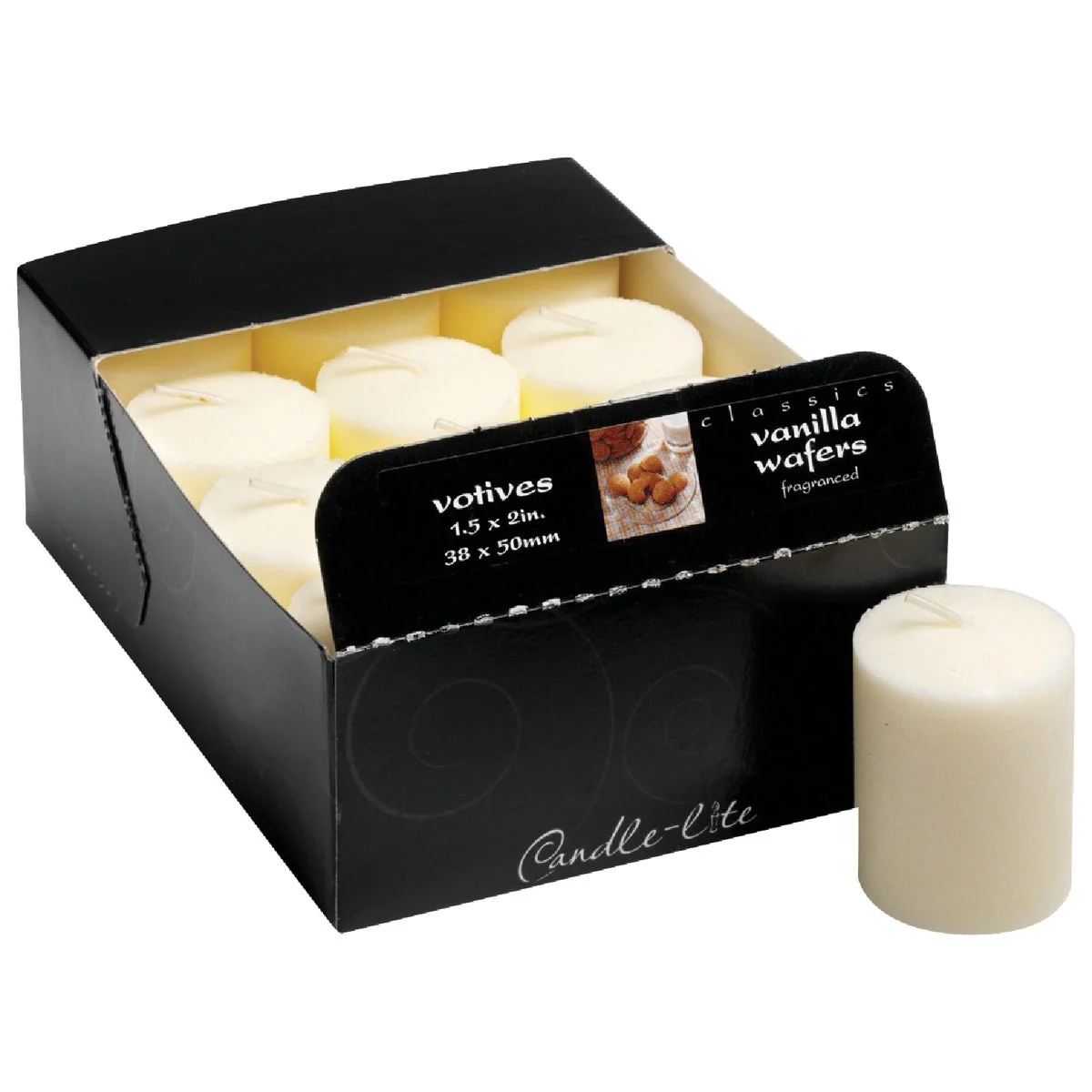 Smooth Candle-lite Essentials Classic Black Cherry Votive Candle Crafted