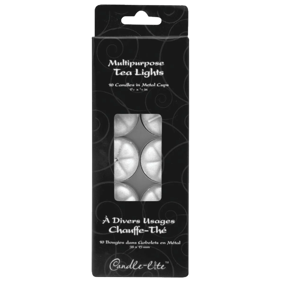 Fast Candle-lite Multipurpose Tea Light Candle 10-Pack Specialty