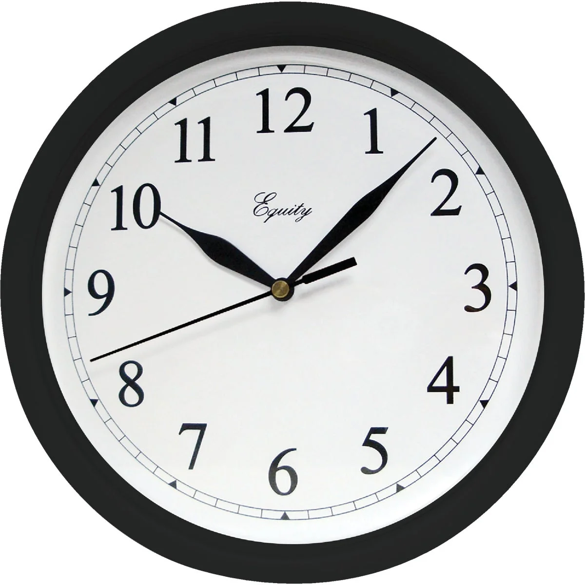 Fast La Crosse Technology Equity Black Quartz Wall Clock Smooth