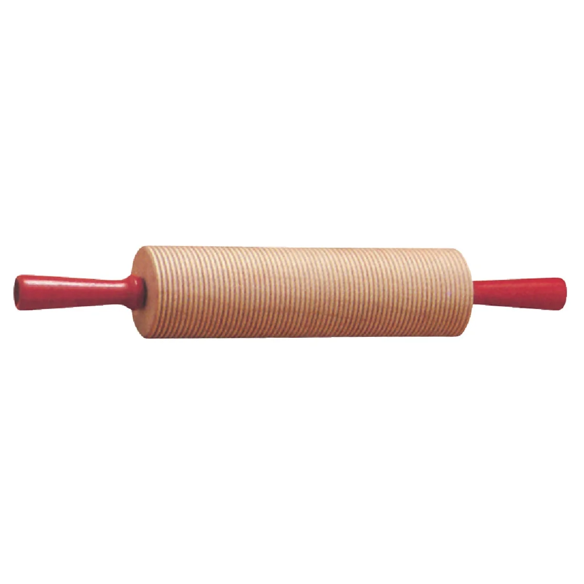 Environmentally Friendly Bethany 17.25 Wood Corrugated Rolling Pin Soft