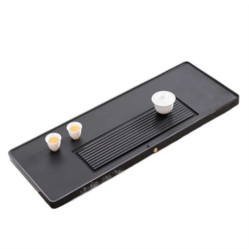 High-Quality Tea Set Natural Whole Ebonite Tea Tray Home Size Model Stone Simple Office Dry Brew Kung Fu Chinese Tea Table Chinese Tea Set Modern