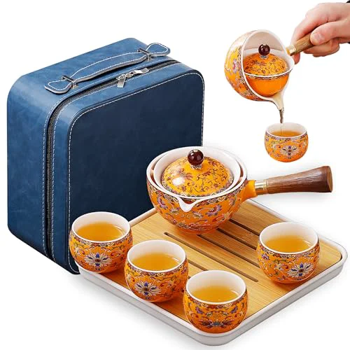 Sustainable Chinese Tea Set Gongfu Tea Set 4 Count Professional