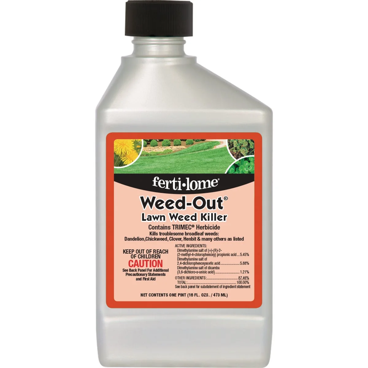 Clean Ferti-lome Weed-Out 16 Oz. Concentrate Lawn Weed Killer Artisan
