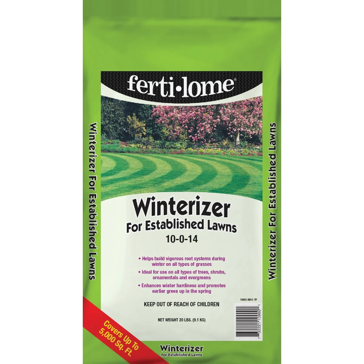 Durable Ferti-lome 20 Lb. 5000 Sq. Ft. 10-0-14 Winterizer Fall Fertilizer Top-Quality