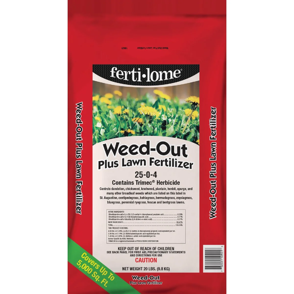 User-Friendly Ferti-lome Weed-Out 20 Lb. 5000 Sq. Ft. 25-0-4 Lawn Fertilizer with Weed Killer Outstanding