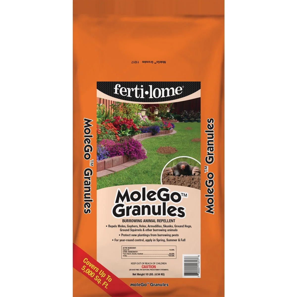 Prestigious Fertilome MoleGo 10 Lb. Granular Mole Gopher Repellent Crafted