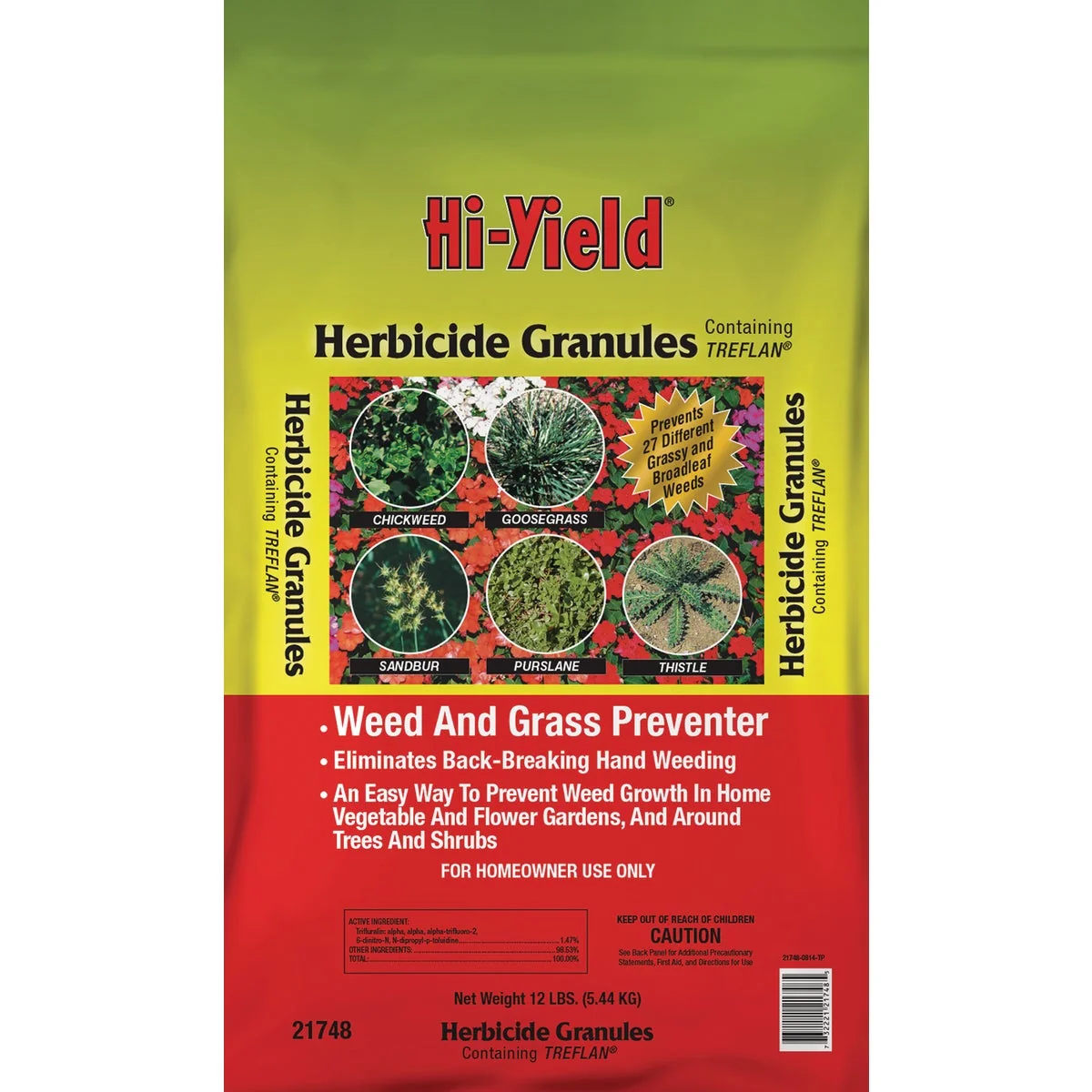 Classic Hi-Yield 15 Lb. Ready To Use Granules Grass Weed Preventer Fast