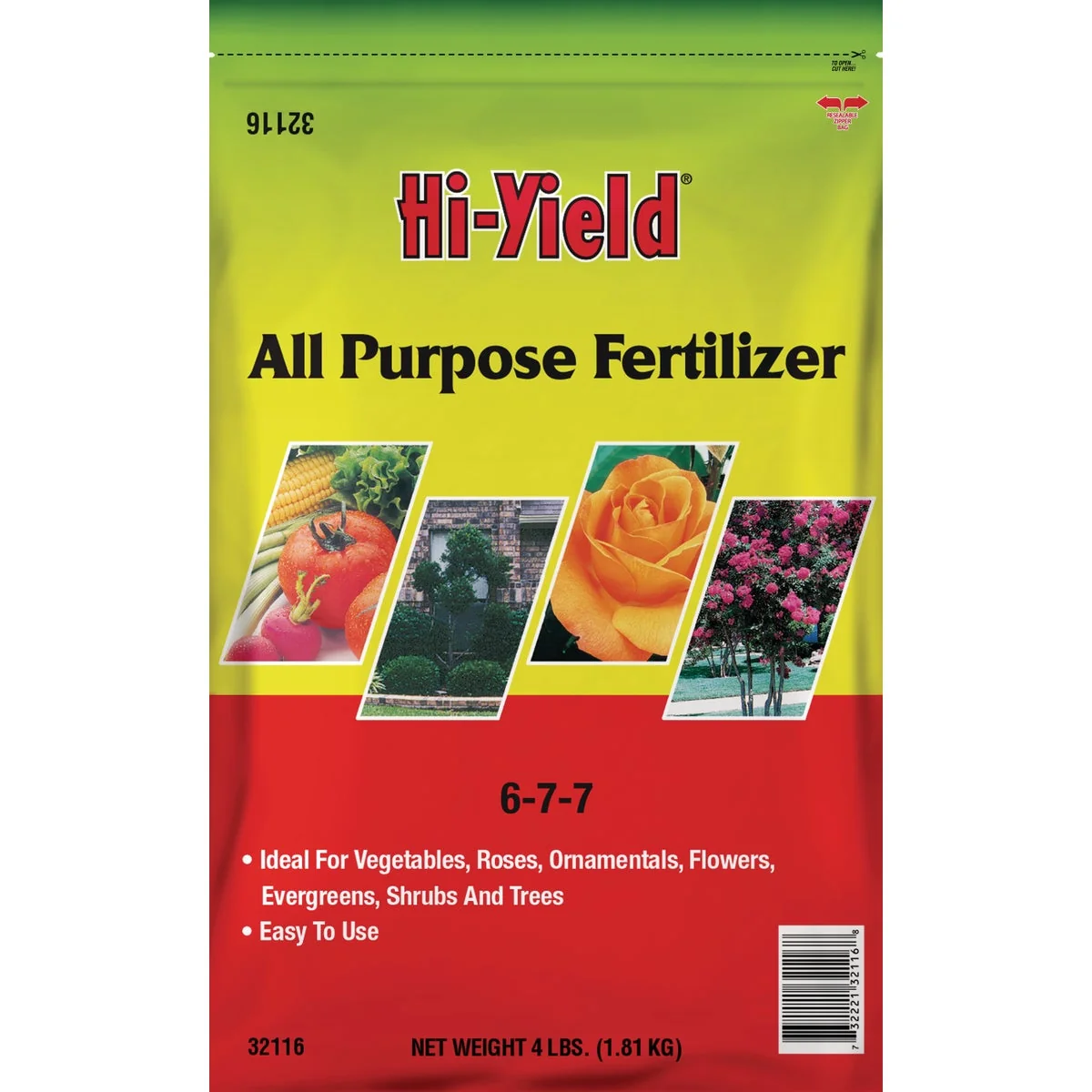 Premium Hi-Yield 4 Lb. 6-7-7 Dry Plant Food All-Purpose Fertilizer Fashionable