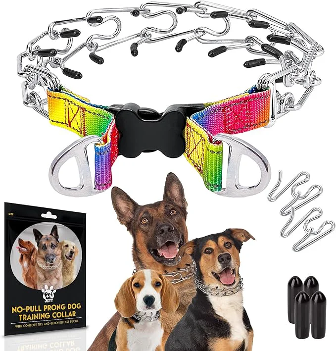 Sustainable PetJett Prong Collar for Dogs Training Collar Adjustable Choke Collar for Dog High-End