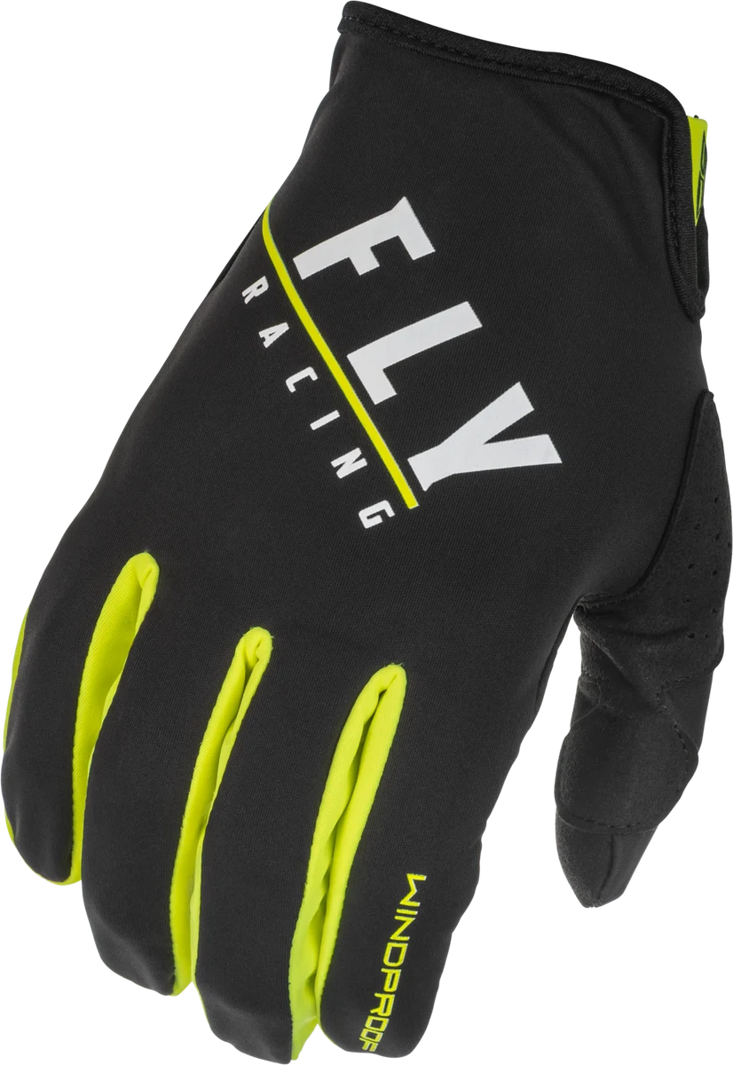 Prestigious Windproof Gloves Black Hi Vis Sz 07 Green