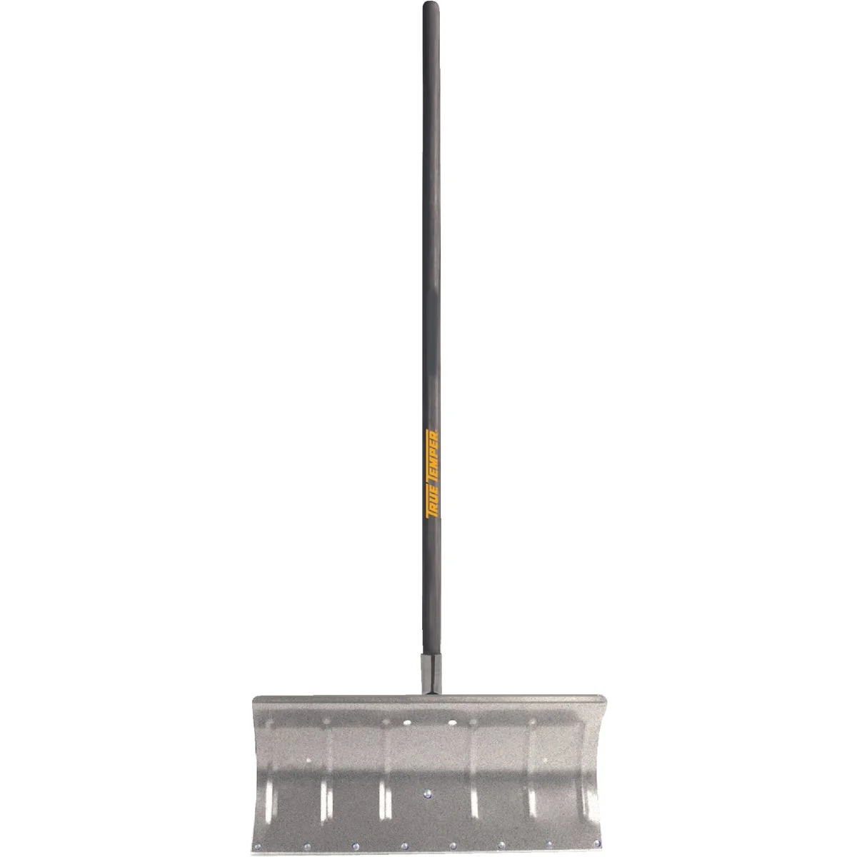 Fashionable True Temper 24 In. Aluminum Snow Pusher with 48 In. Wood Handle Green