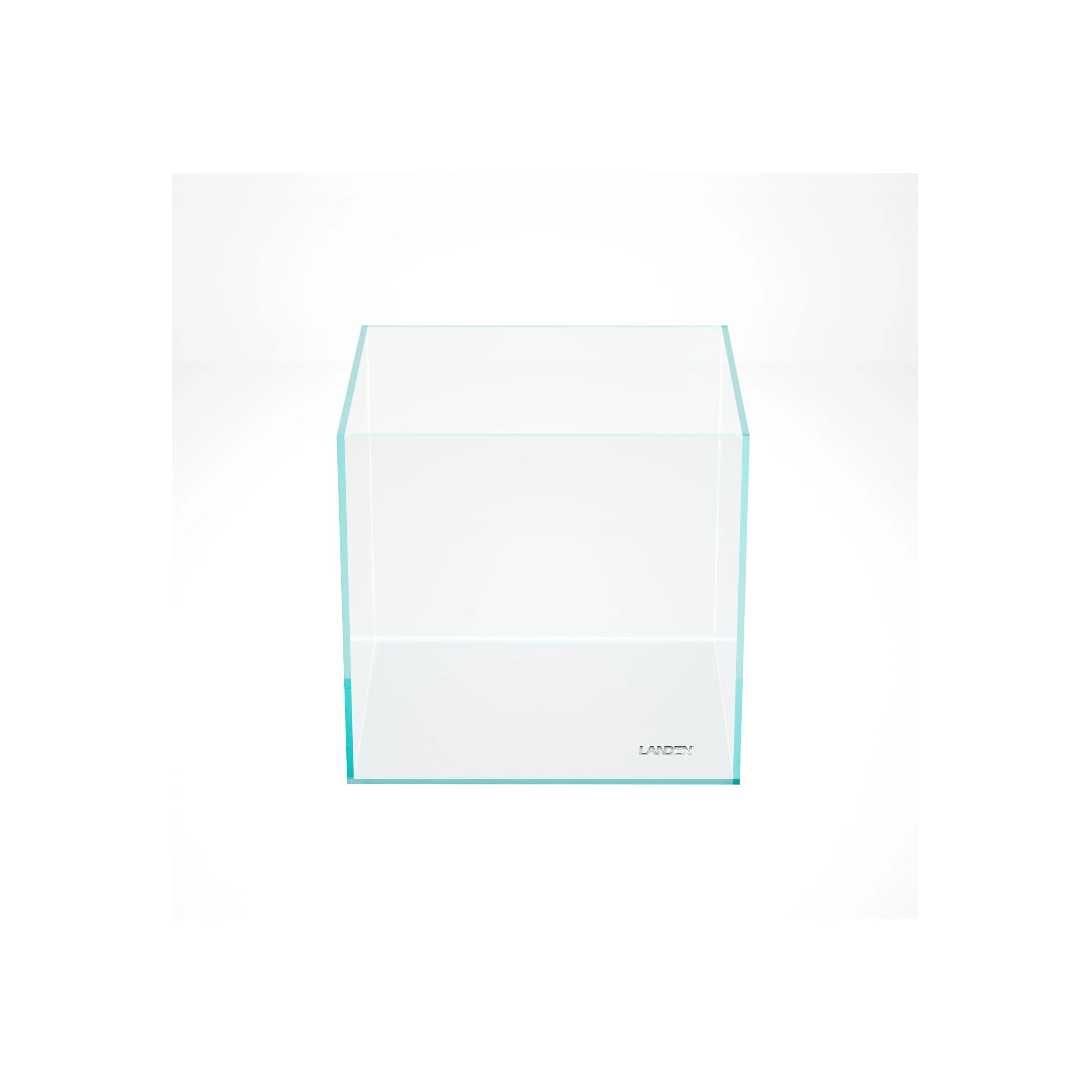 Crafted Landen 30C Rimless Low-Iron Aquarium Tank • 6.6 Gal 30x30x30 cm 5mm Glass Original