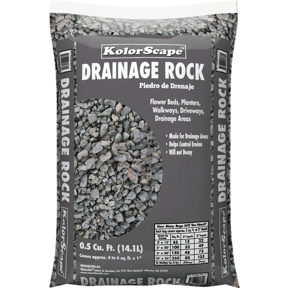 Sustainable KolorScape 0.5 Cu. Ft. Drainage Rock Advanced