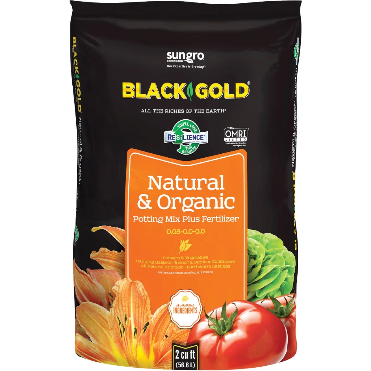 Proven Black Gold 2 Cu. Ft. 47-1 2 Lb. All Purpose Natural Organic Potting Soil Modern