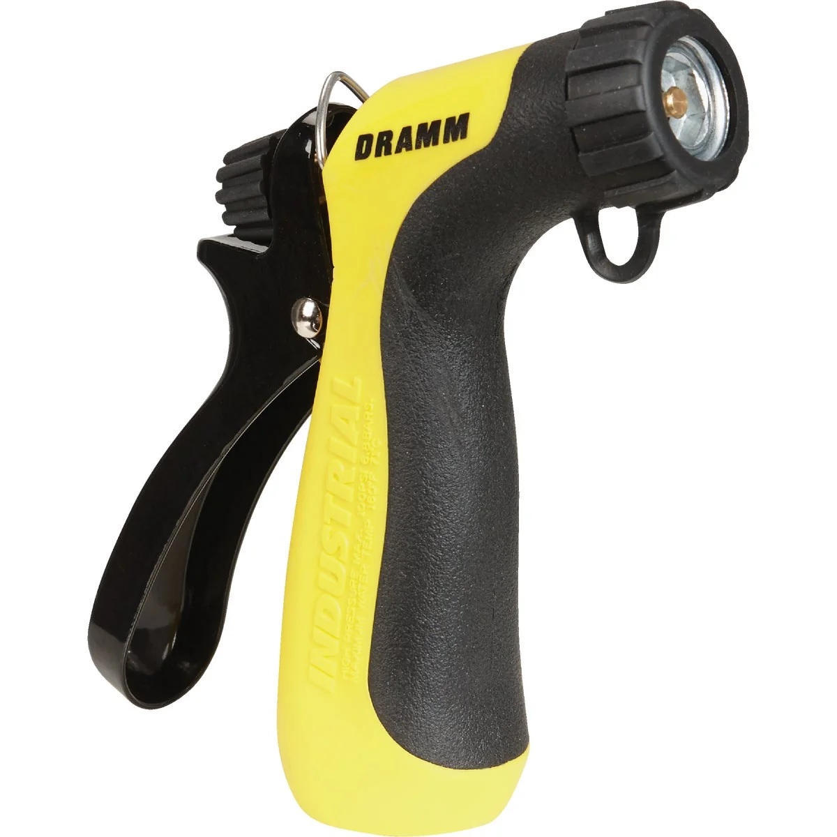 Dependable Dramm Heavy-Duty Metal Hot Water Pistol Nozzle Yellow Proven