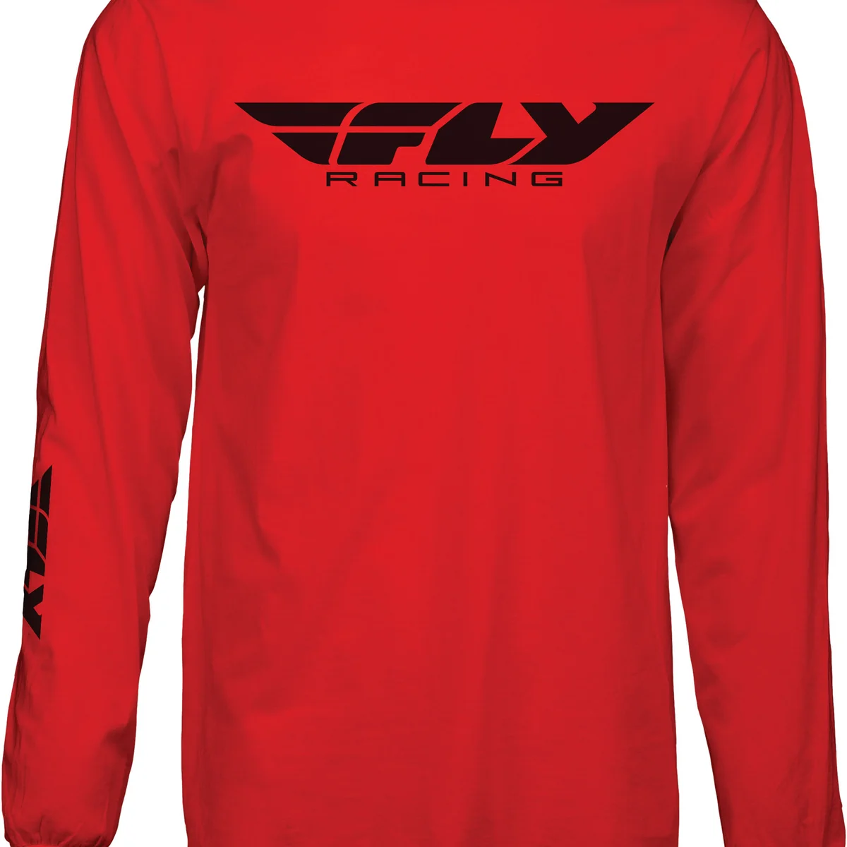 Solid Fly Corporate L S Tee Red Xl Genuine